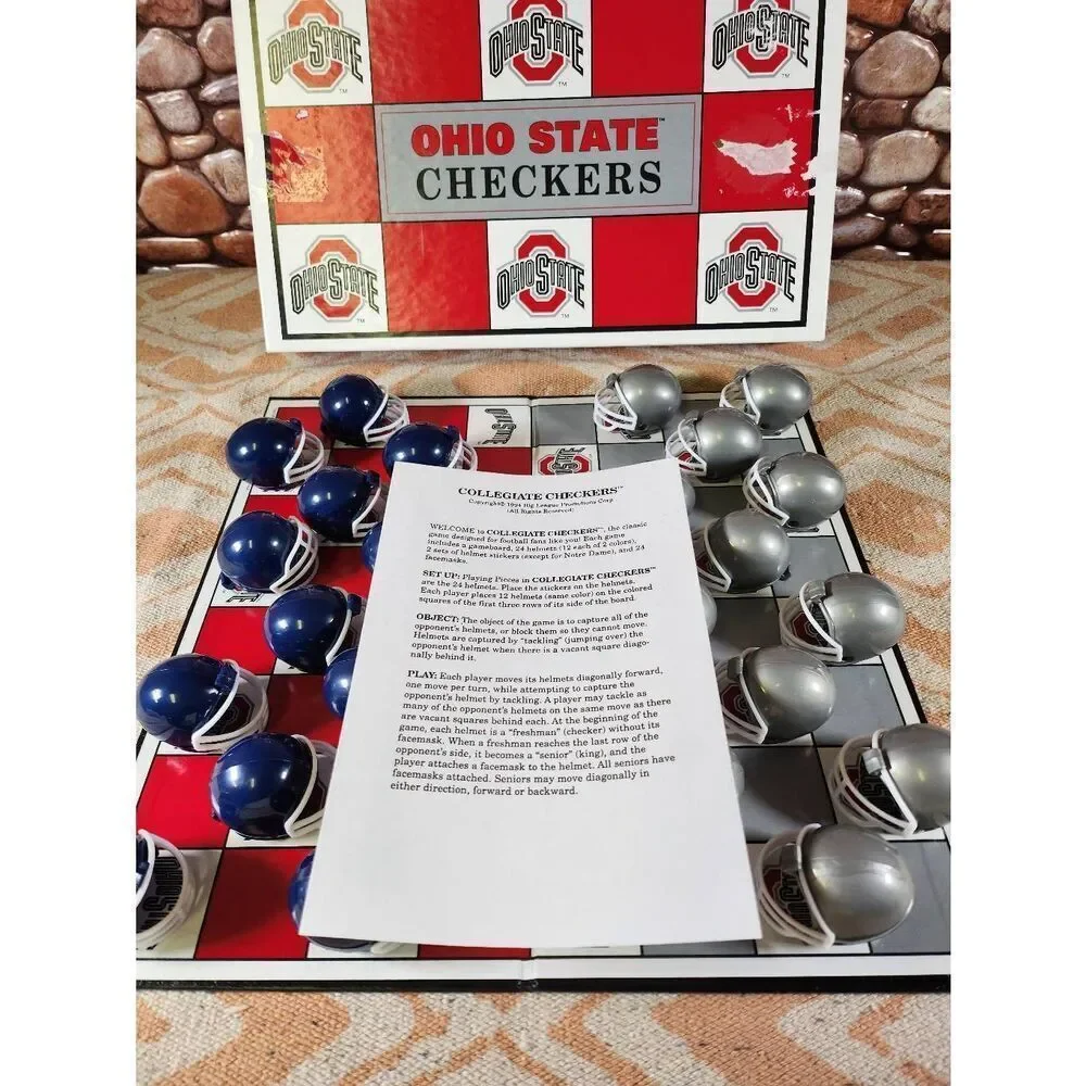 Vintage Ohio State College Checkers Classic Rival Edition USA Made! #A93